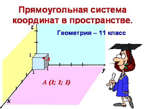 Прямоугольная система в пространстве. Прямоугольная система координат 11 класс. Прямоугольная система координат в пространстве 11 класс. Система координат геометрия. Система координат в пространстве 11 класс геометрия.